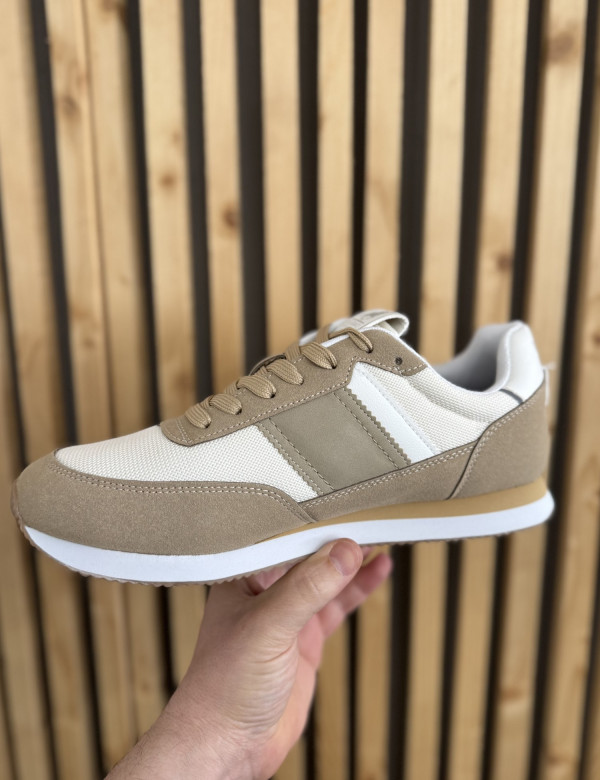 Us Grand Polo μπεζ ανδρικά casual sneakers GPM12160
