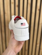 US GRAND POLO ανδρικά λευκά casual sneakers GPM23220