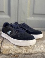 U.S. Grand Polo μπλε navy με μπορντό ανδρικά casual sneakers GPM23250B