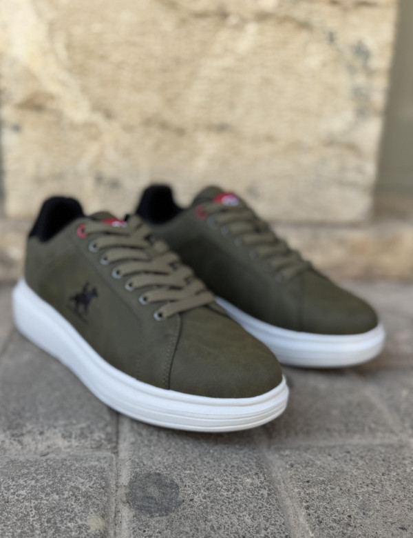 US GRAND POLO ανδρικά χακί casual sneakers GPM21135X