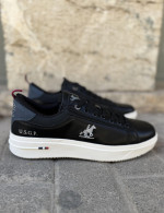 Us Grand Polo ανδρικά ασπρόμαυρα casual sneakers GPM23130
