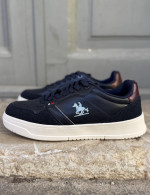 U.S. Grand Polo μπλε navy με μπορντό ανδρικά casual sneakers GPM23250B
