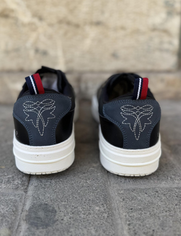 Us Grand Polo ανδρικά ασπρόμαυρα casual sneakers GPM23130