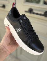 Us Grand Polo ανδρικά ασπρόμαυρα casual sneakers GPM23130