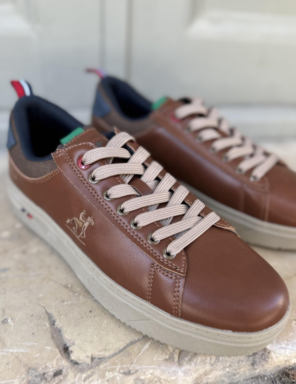 Us Grand Polo ανδρικά καφέ casual sneakers GPM23130K