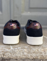 U.S. Grand Polo μπλε navy με μπορντό ανδρικά casual sneakers GPM23250B