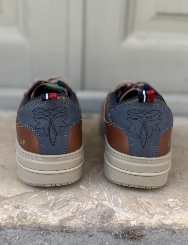 Us Grand Polo ανδρικά καφέ casual sneakers GPM23130K