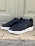US GRAND POLO ανδρικά μπλε με καρό casual sneakers GPM21140