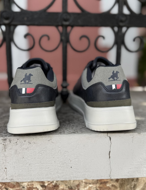 US GRAND POLO ανδρικά μπλε-γκρι casual sneakers GPM21265G