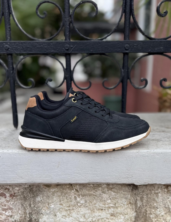 Lee ανδρικά μαύρα casual sneakers 5026305611A