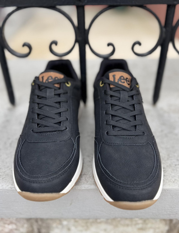 Lee ανδρικά μαύρα casual sneakers 5026305611A