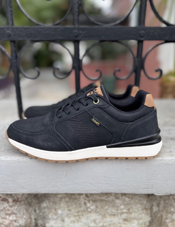 Lee ανδρικά μαύρα casual sneakers 5026305611A