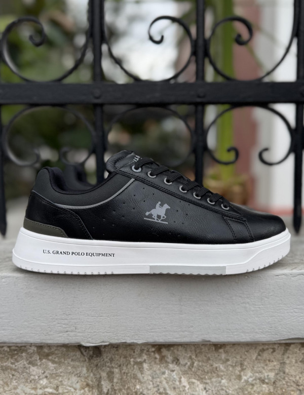 US GRAND POLO ανδρικά μαύρα casual sneakers GPM21265M