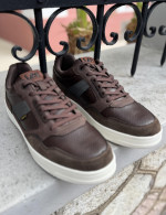 Lee ανδρικά καφέ casual sneakers 5026304534B