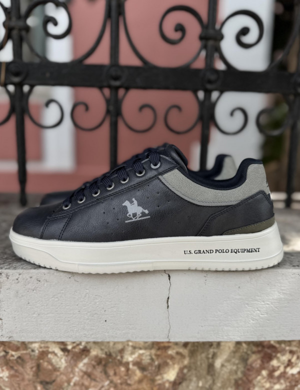 US GRAND POLO ανδρικά μπλε-γκρι casual sneakers GPM21265G