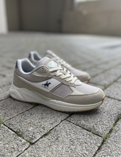 Us Grand Polo ανδρικά casual sneakers μπεζ GPM515100