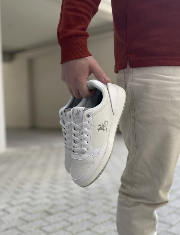 Us Grand Polo ανδρικά casual sneakers λευκό GPM518210