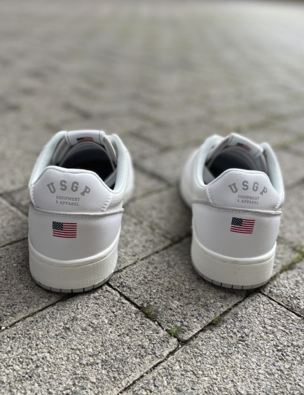 Us Grand Polo ανδρικά casual sneakers λευκό GPM518210
