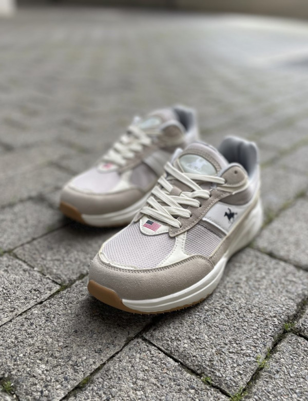 Us Grand Polo ανδρικά casual sneakers μπεζ GPM515100
