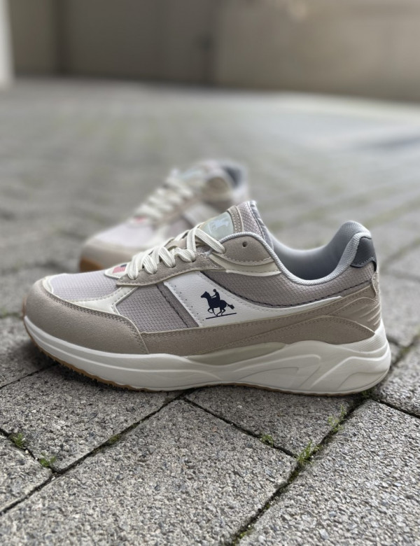 Us Grand Polo ανδρικά casual sneakers μπεζ GPM515100